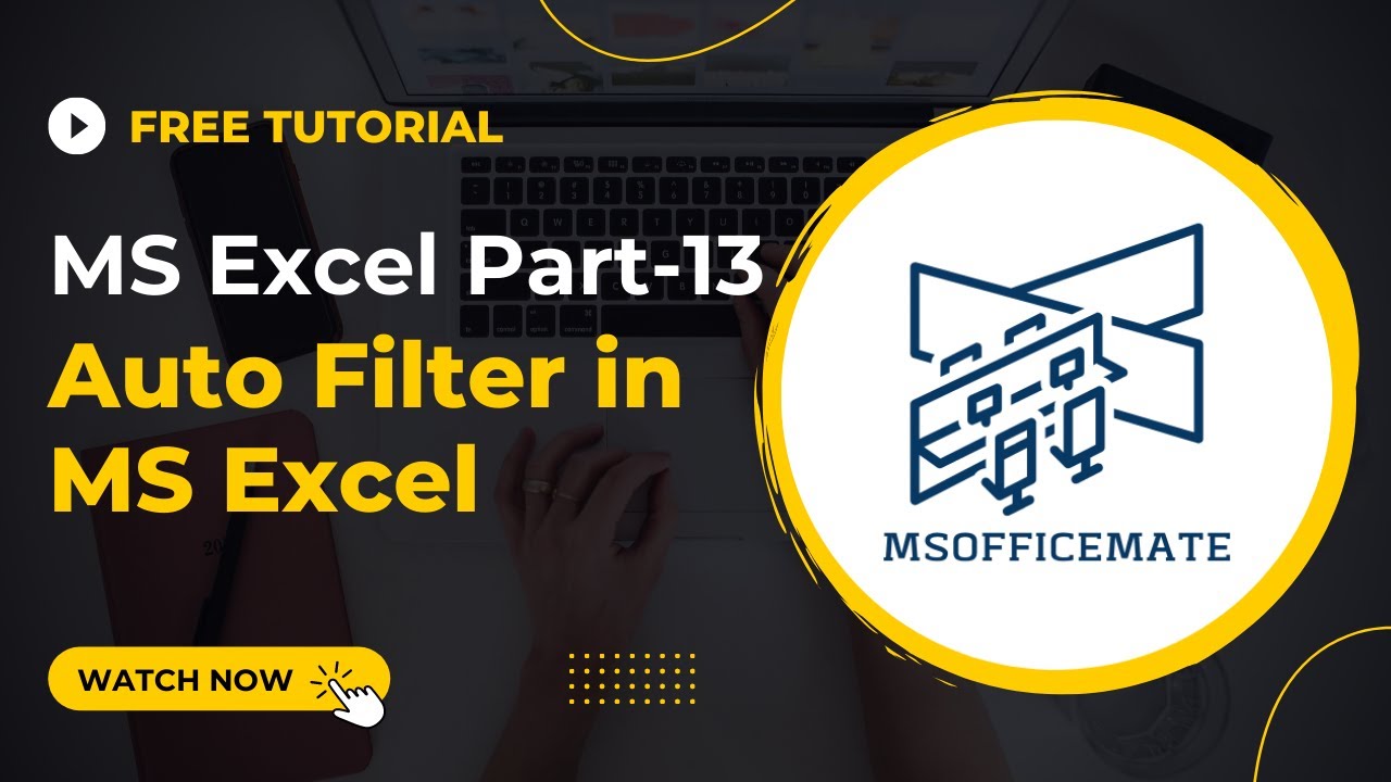 Auto Filter in Microsoft Excel || Shortcut keys || Part 13 ...