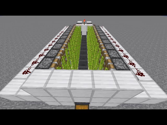 Minecraft 完全シンメトリー型 左右対称 全自動budサトウキビ畑 Youtube