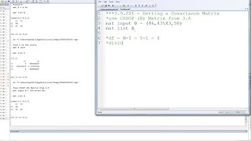 3 09 2S1   Stata   Getting a Covariance Matrix