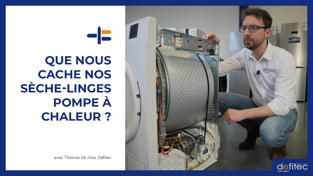 Sèche-linge à condensation, évacuation ou pompe à chaleur ? - Blog BUT