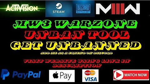 GET YOUR ACCOUNT UNBANNED MW3 WARZONE VISIT WEBSITE NOW