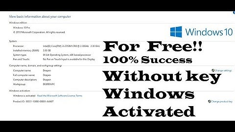 How to activate windows 10 without any key (100% working) ( or Microsoft office)  100% Worked