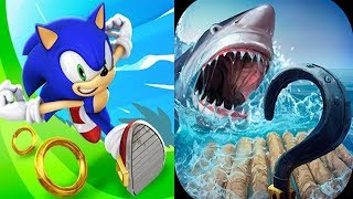 Sonic Dash vs RAFT Survival Game screenshot 4