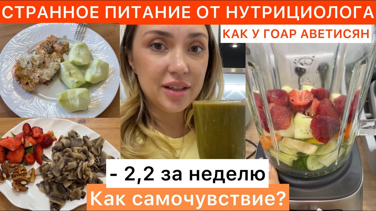 Олеся ревенко план питания