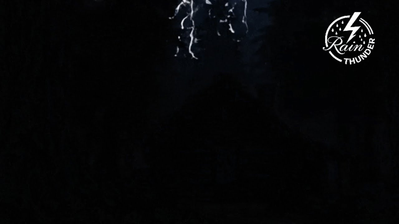 Night Rain Ambiance With Thunder - Sleep Aid & Peaceful Rain Sound | ASMR Sound