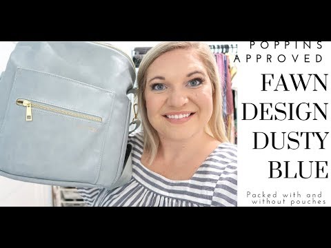 Fawn Design Light Blue Women\'s Backpack The Inspiration Behind our Dusty Blue Collection – Fawn Design main image 3