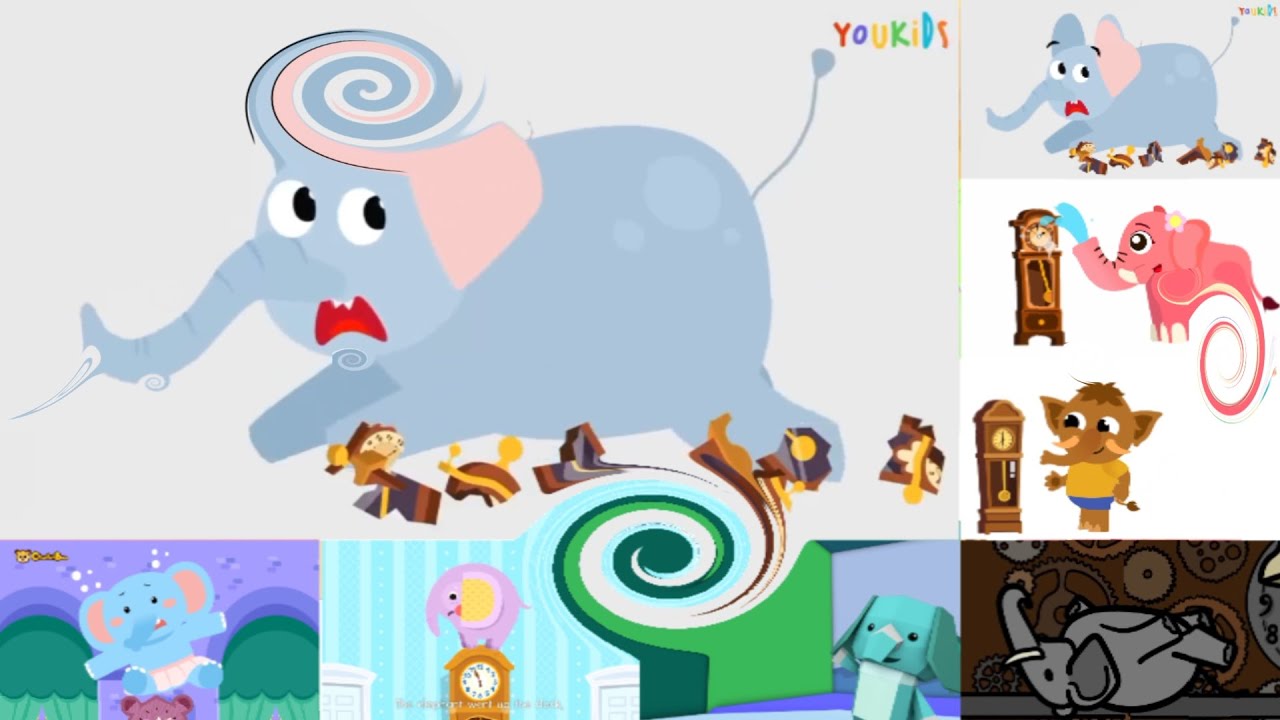 HICKORY DICKORY DOCK|| Effects: swirl