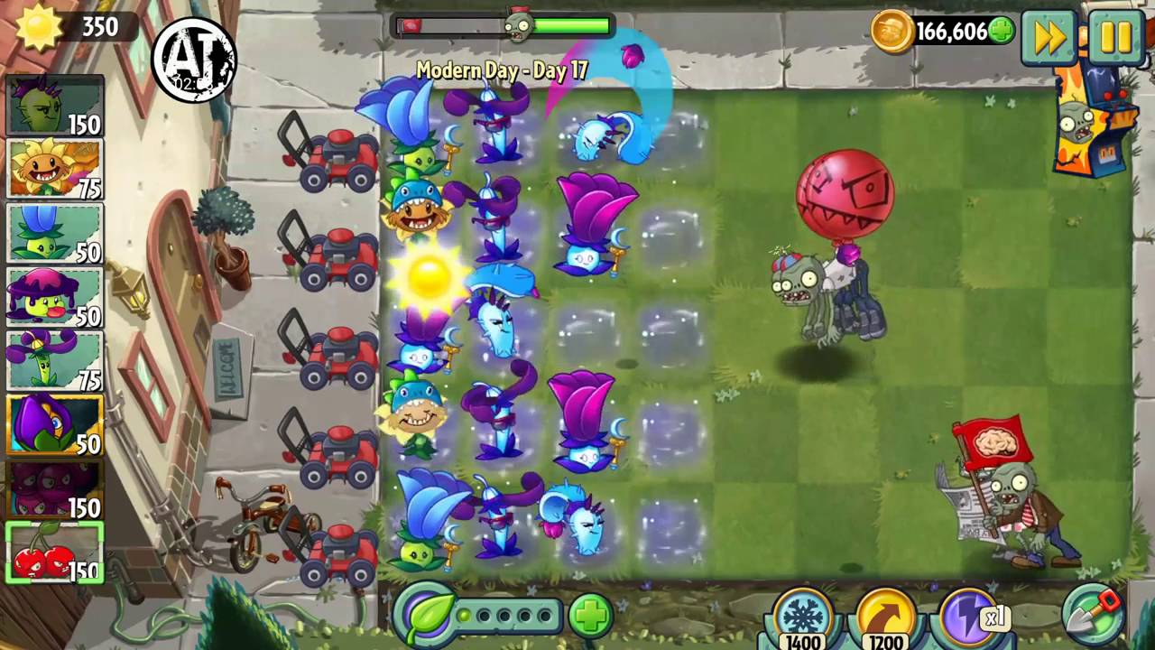 Plants vs Zombies 2 Modern Day 17 - YouTube