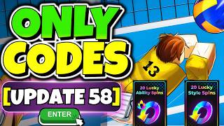 *5 NEW ALL WORKING UPDATE 58 CODES FOR VOLLEYBALL LEGENDS ROBLOX IN FEBRUARY 2026 | ROBLOX VBL CODES