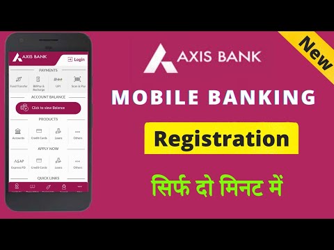 axis bank mobile banking new user registration 2021 || axis bank app kaise use kare