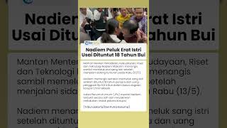 Tak Kuasa Menahan Air Mata, Nadiem Makarim Peluk Istri dalam Pilu Usai Dengar Tuntutan Jaksa