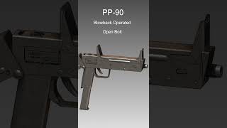 The Most Compact and Unusual 9mm Folding Submachine Gun | PP-90 Submachine Gun | How It Works