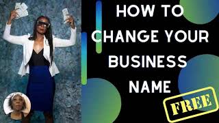 How to change your Business Name with the IRS