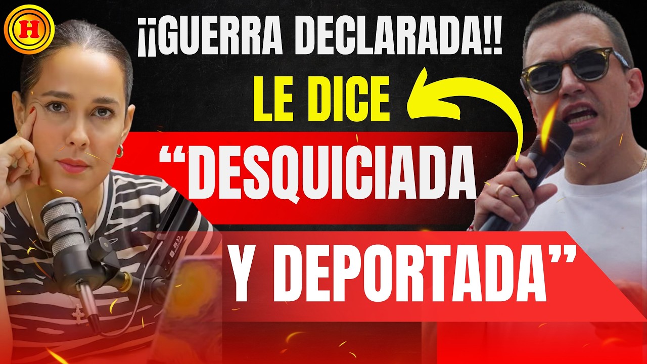 ⚠️ ¡AUTORITARISMO PURO! Noboa arremete contra Alondra Santiago con insultos de bajo nivel.