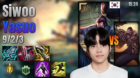 Siwoo Top Yasuo vs Jayce lol KR solo rank Full Game 15.24 | 시우 야스오 vs 제이스