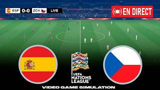 ESPAGNE vs TCHÉQUIE | Ligue des Nations de l'UEFA 2026 ✅ | Match Simulation/Récréation