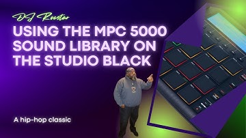 Making a beat with MPC 5000 Legacy Drum Content using MPC  Studio Black