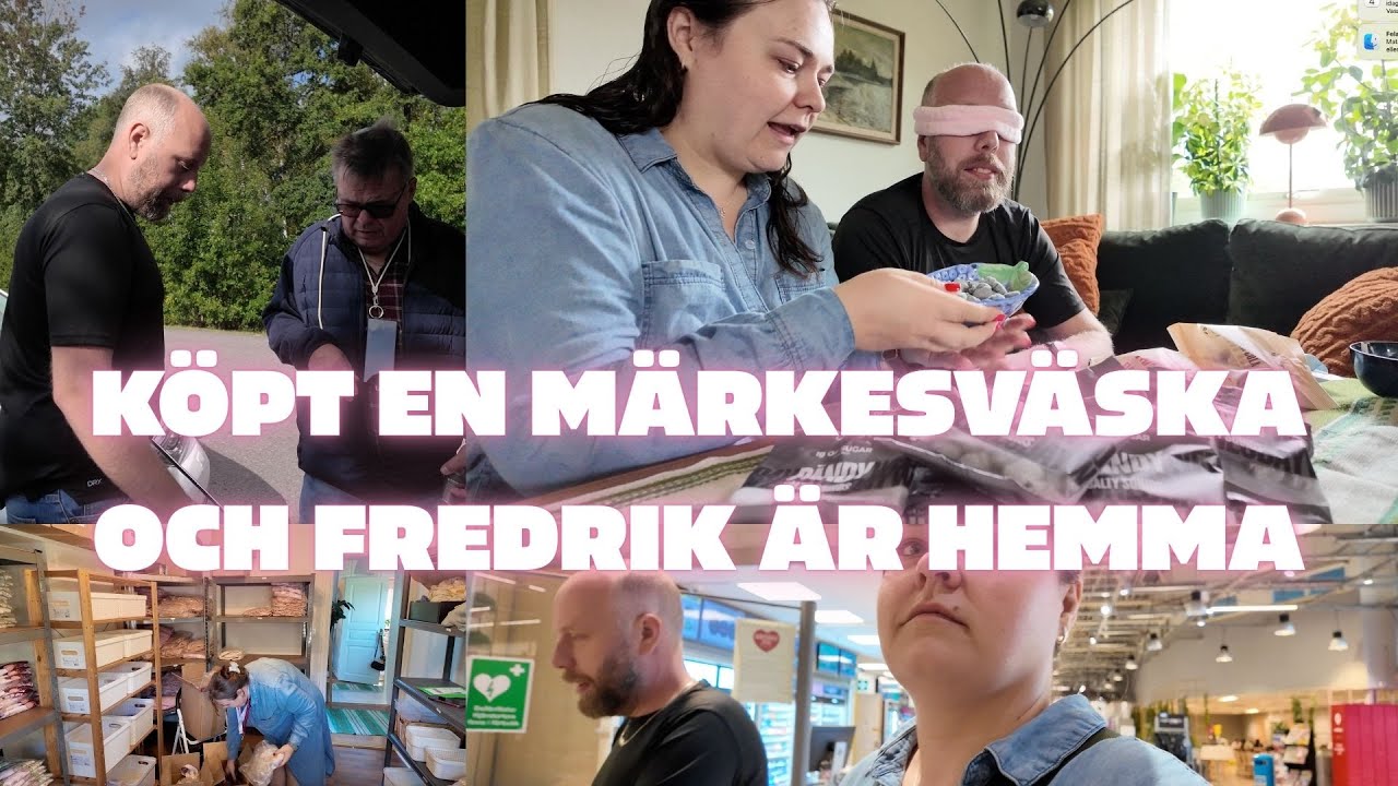 STORHANDLAR MED FREDRIK, LOPPIS MED PAPPA, ADVENTSKALENDRARNA RULLAR IN... vlogg!