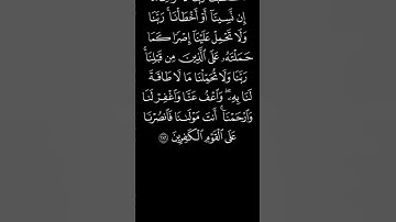 خواتيم سورة البقرة مع الشيخ الشريم ❤️