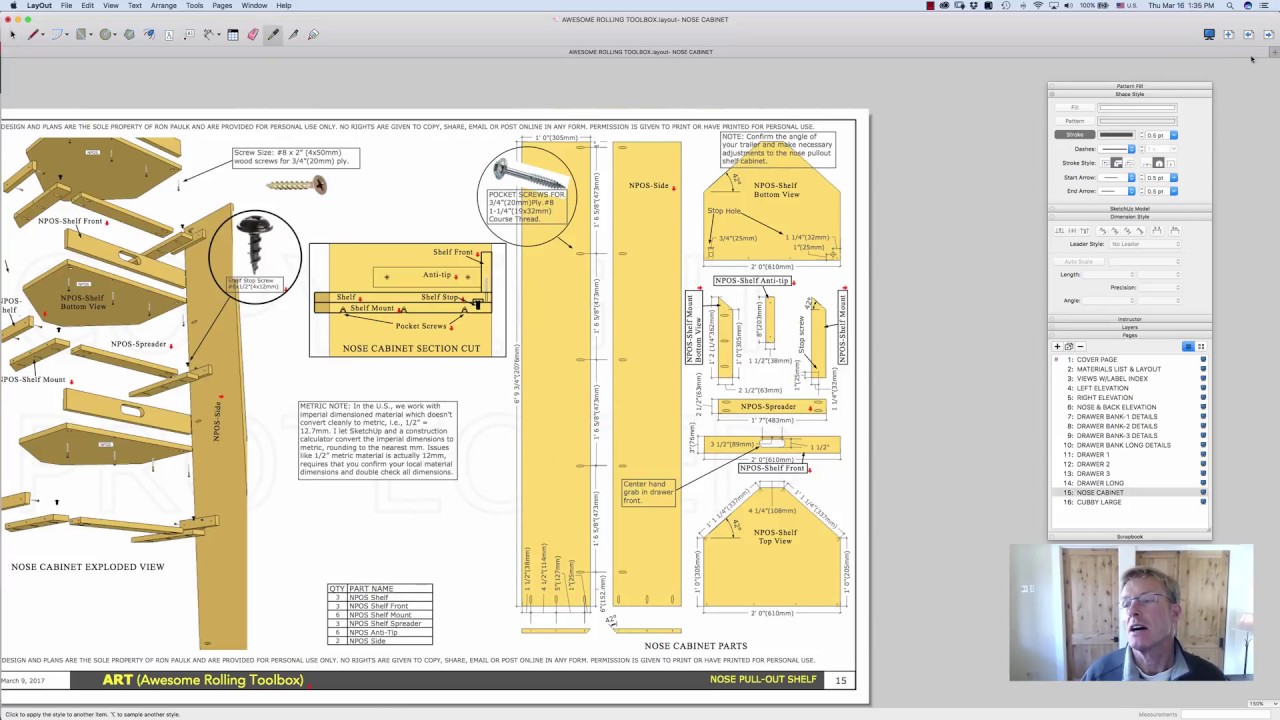 Dual dimensions in SketchUp Layout - YouTube