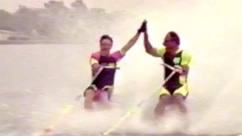 Hotdoggers' Hangout: 2-man Barefooting. Roger Croc...