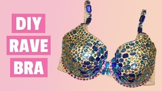 EASY, DIY RAVE BRA TUTORIAL + GIVEAWAY!