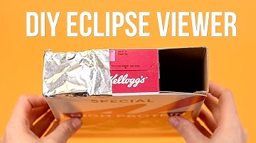 How to make an eclipse viewer from a cereal box