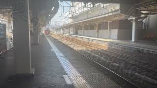しなの鉄道線　SR1系S201編成　長野行　長野駅入線