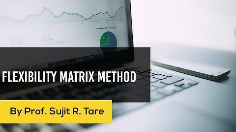 Lecture  27 Flexibility Matrix Method