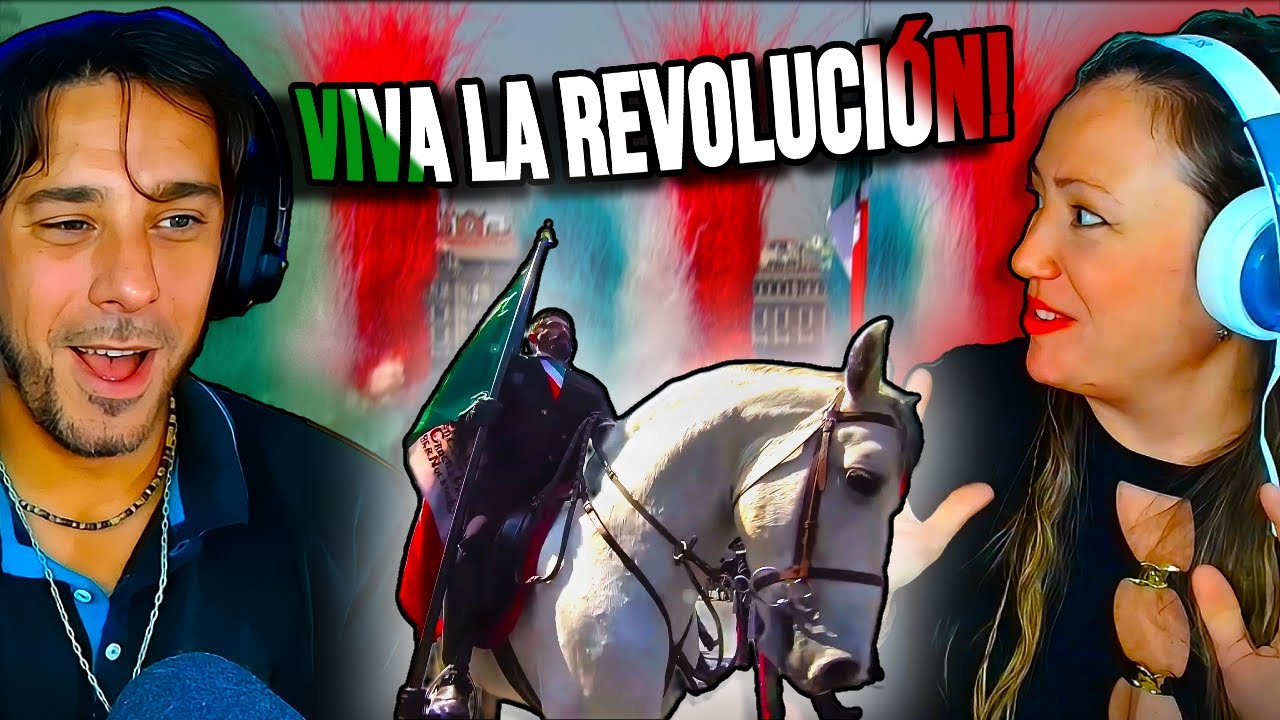 RESPETO Y ADMIRACIÓN 😱🇦🇷 Reaccionan al INCREIBLE Desfile de la Revolución Mexicana 2025 🇲🇽