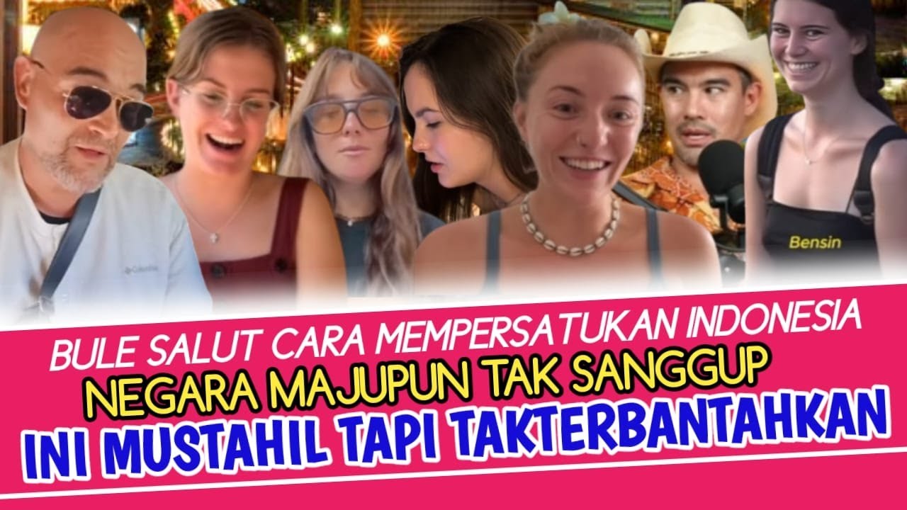 BULE TAKJUB ! PENGARUH BHS INDONESIA MAMPU MENYATUKAN RIBUAN SUKU BANGSA & DIPELAJARI SECARA GLOBAL