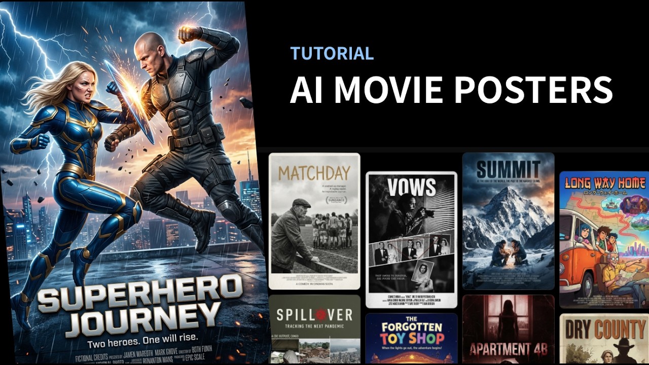How to create Movie Posters using AI - YouTube