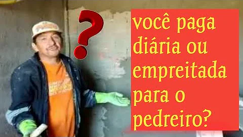 Como fala empreitada ou empreitada?