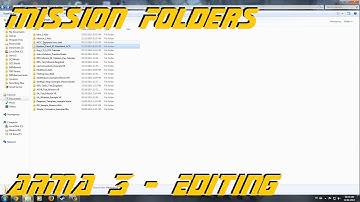 ARMA 3 Editor - Mission Folders