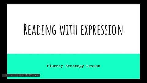 Read With Expression - Reading Strategy