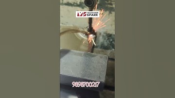 edm spark erosion work cutting die #edm #spark #machine #work #copper pressmach #trending ##baba #ai