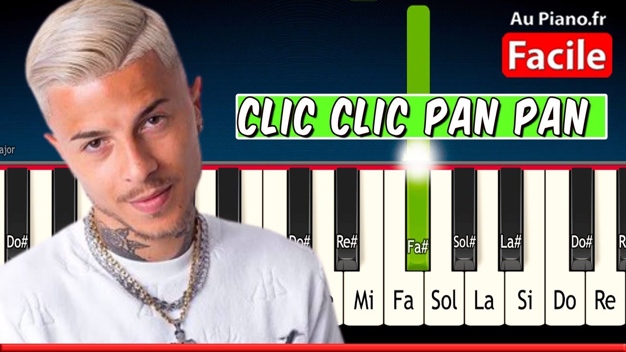 Yanns - Clic clic pan pan - Piano Tutorial Facile (Partition) - YouTube