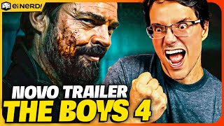 BUTCHER VS HOMELANDER: TRAILER 4 TEMPORADA DE THE BOYS! ANÁLISE COMPLETA!