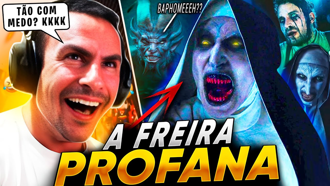 SUPER XANDÃO ASSISTINDO A FREIRA 2 (MELHORES MOMENTOS🤣)
