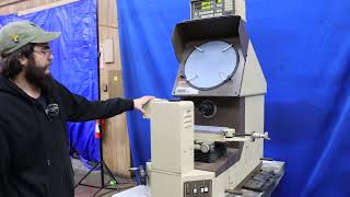 14" MITUTOYO HORIZONTAL PROJECTION OPTICAL COMPARATOR