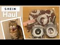 Shein haul unboxing  cat supplies