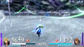 Cloud vs Firion Final Fantasy Dissidia Gameplay