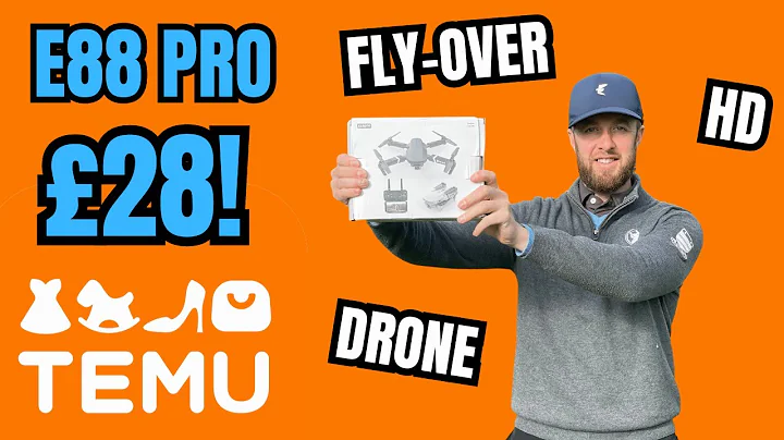 We TESTED the E88 PRO £28 TEMU DRONE for GOLF COURSE flyovers #temu #drone #e88pro