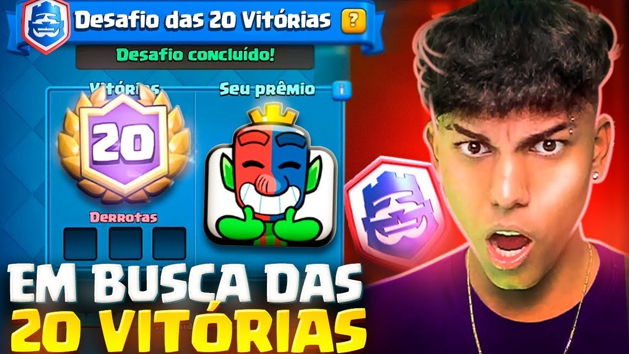 19-3 NÃOOOOOOOO! FECHANDO O DESAFIO DAS 20 VITÓRIAS NO CLASH ROYALE... DIA 03