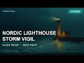 8 Hours Nordic Lighthouse Storm • Sleep Music | SOMNIO Sleep