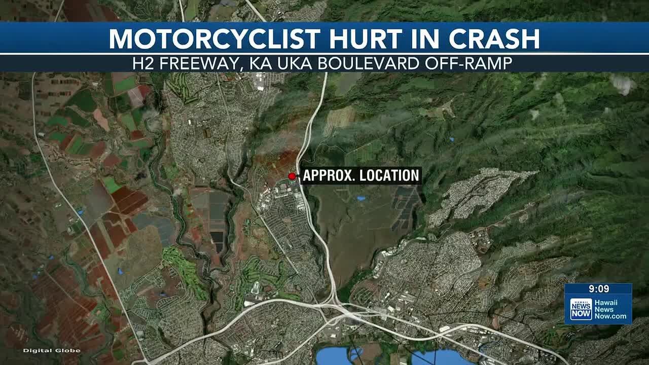 Off Ramp Crash Motorcyclist seriously injured in freeway off-ramp crash - YouTube