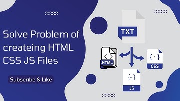 Solve the problem of converting a text file to an HTML CSS JS files