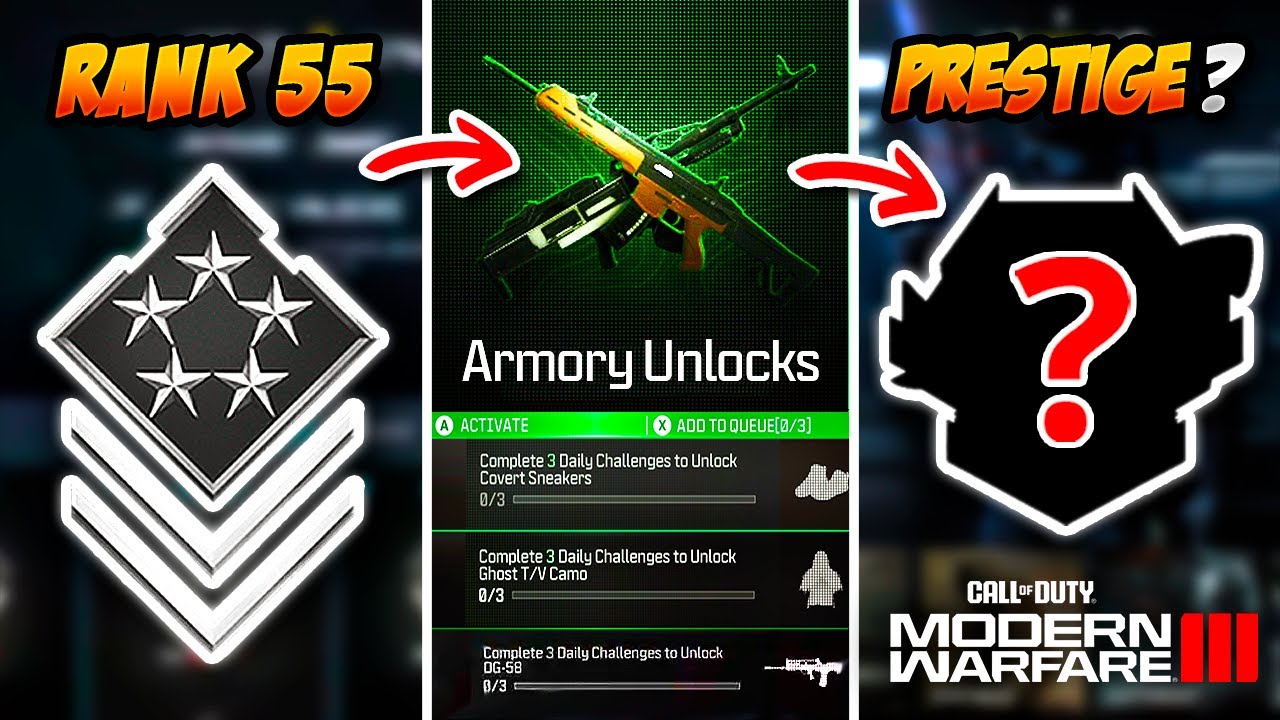 Where S Prestige What Are Armory Unlocks Does Level 55 Matter Anymore Modern Warfare 3