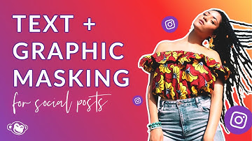 Learn Easy Peasy Photo Masking | Put Pics Inside Text or Shapes