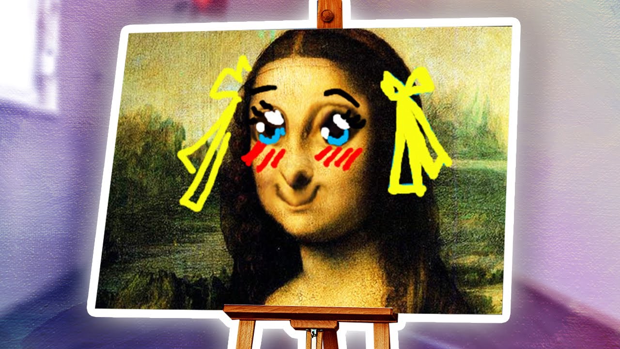 MEINE MONA LISA IST HÄSSLICH!!!! :(